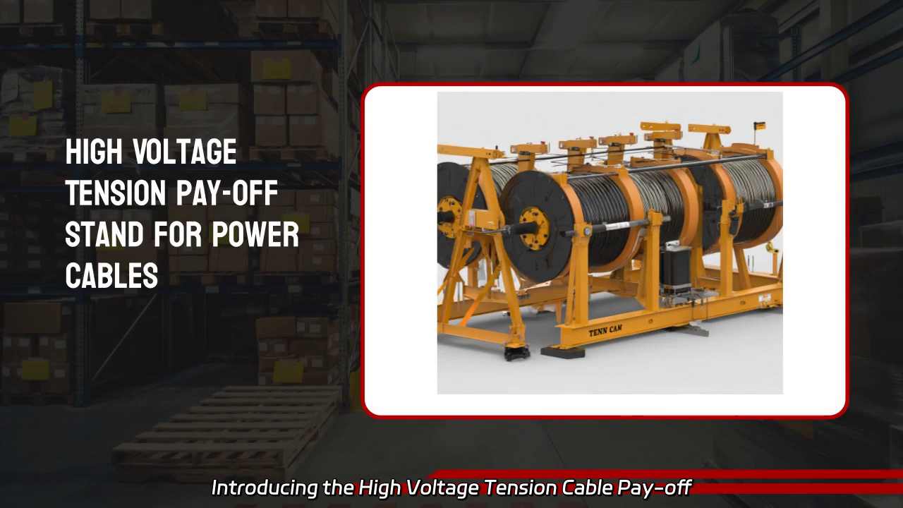 High Voltage Tension Cable Pay-off Stand: Ensuring Smooth Power Cable Installation and Safety